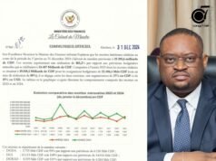 RDC: Les recettes financières 2024 réalisées au-delà des attentes budgétaires (communiqué officiel)