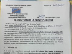 Kinshasa : Le Parquet de la Gombe mobilise la force publique contre les partisans de Constant Mutamba