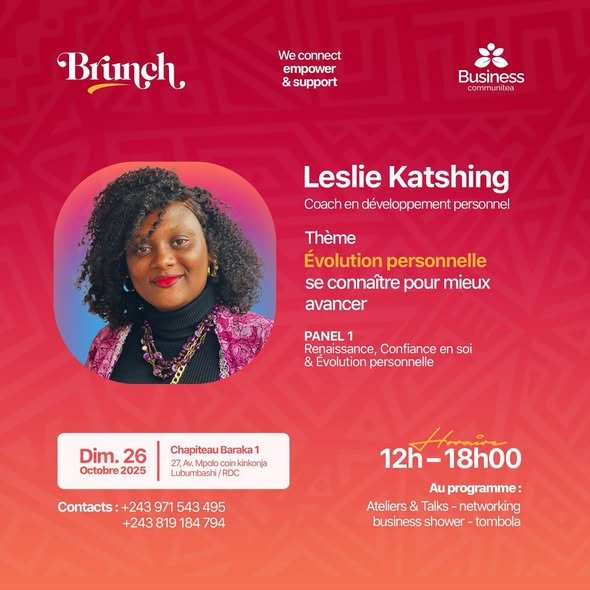 Mm Leslie Katshing affiche de l'activité Mm Leslie Katshing affiche de l'activité