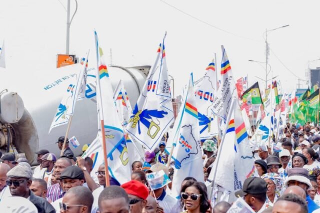 Une manisfestation de l'UDPS Une manisfestation de l'UDPS