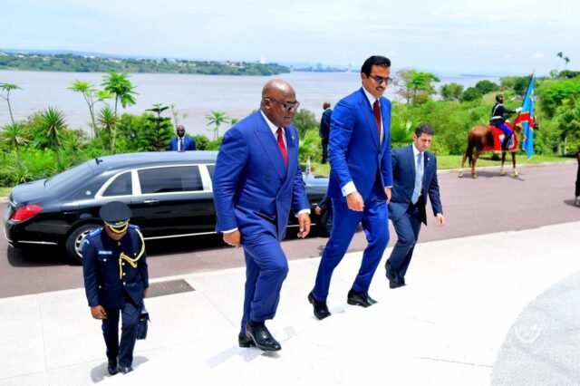 Visite de l'Emir du Qatar à Kinshasa