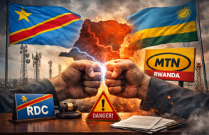 Fréquences congolaises exploitées sans autorisation : Kinshasa hausse le ton face à MTN Rwanda PHOTO IA ILLUSTRATION